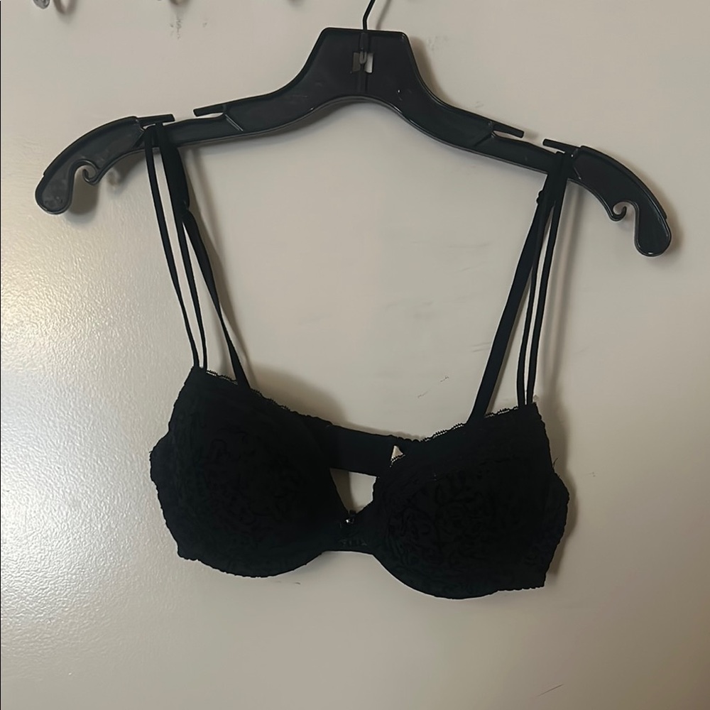 Elegant Black Lace Bra